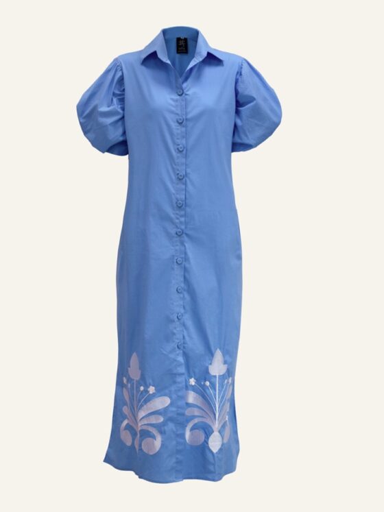 Camisero Meghan Bordado Azul