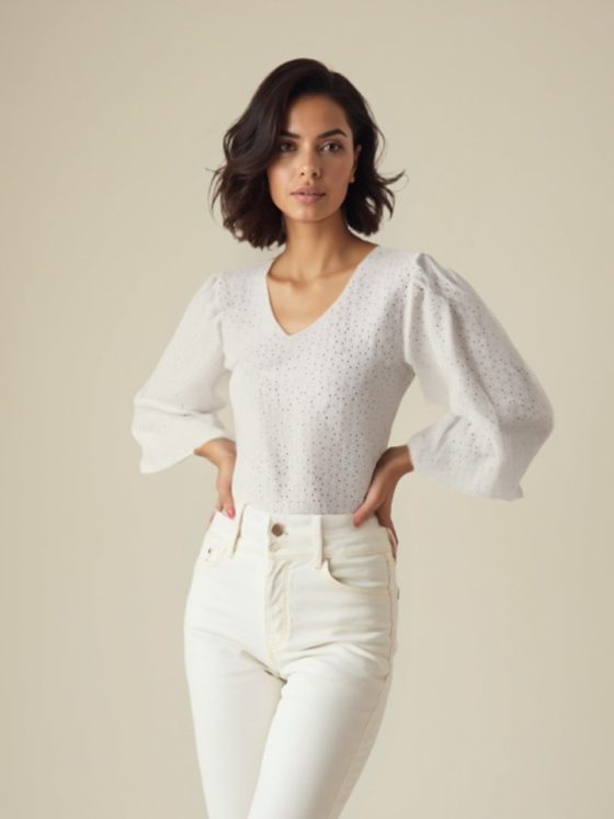 Blusa Adilene Hoja Rota - Imagen 2