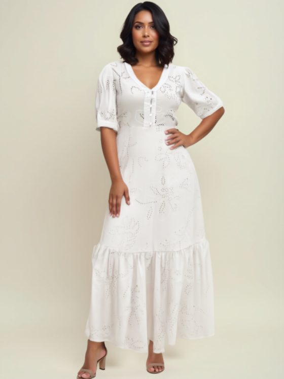 Vestido Verusca (Hoja Rota)